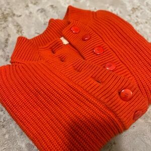 Sezane Lucas Jumper - Coral Red - SIZE SMALL